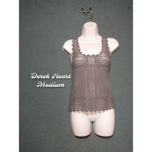 Derek Heart loose knit tank top size medium